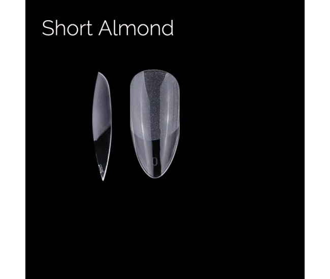 Soft Gel Tips 27 - Short Almond 120pcs